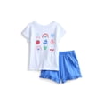 thumbnail image 4 of Wonder Nation Toddler Girls Mix and Match Outfit Set, 6-Piece, Sizes 18M-5T, 4 of 8