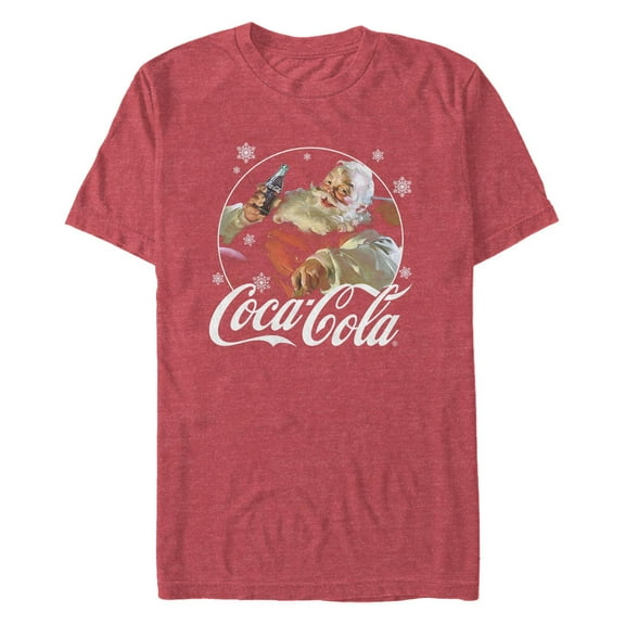 Men's Coca Cola Santa Snow Cola Graphic T-Shirt