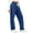 Blue, variant on Turilly Women's Sweatpants Wide Straight Leg Pants Solid Color Elastic Waist Drawstring Pockets Footed Sweatpants