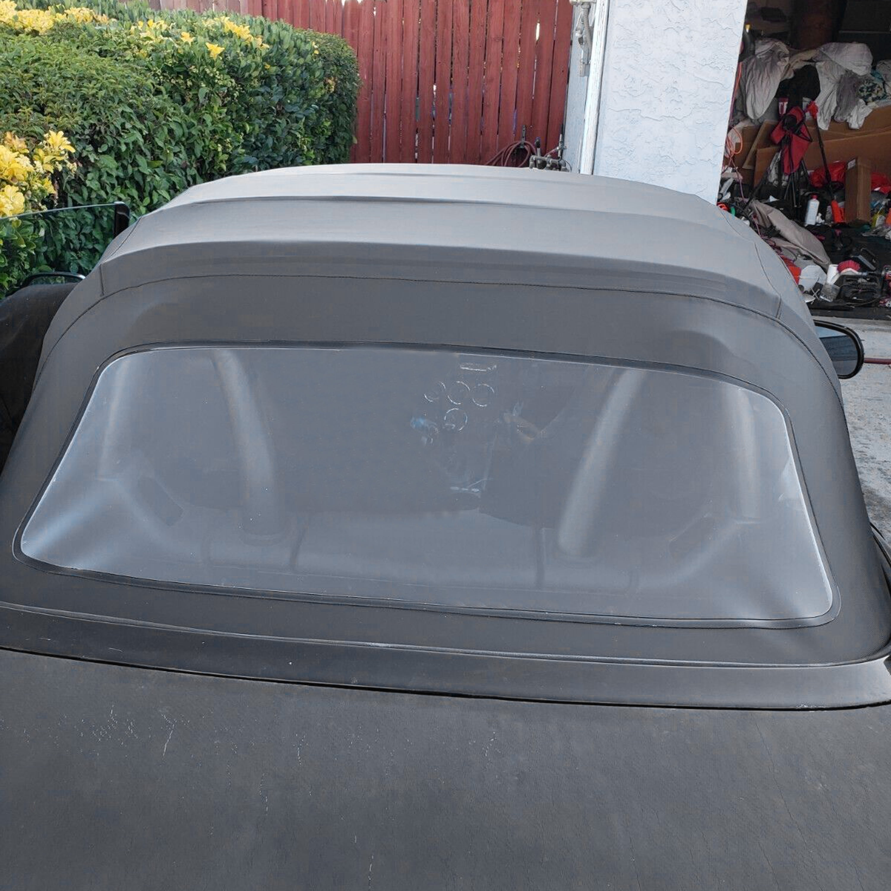 Kojem Tops Convertible Top Replacement W/Plastic Window for 96