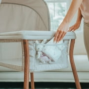 Chicco LullaGo Anywhere LE Portable Bedside Bassinet with Removable Canopy - Serene (Beige), New