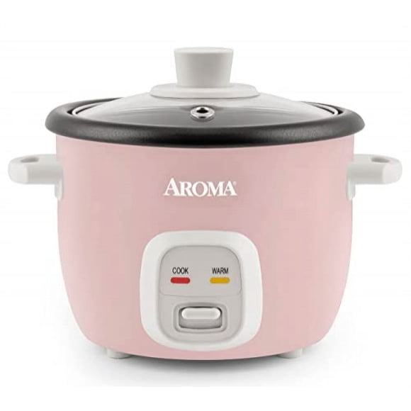 Mini Arrocera Aroma Housewares 4 Tazas Rosa