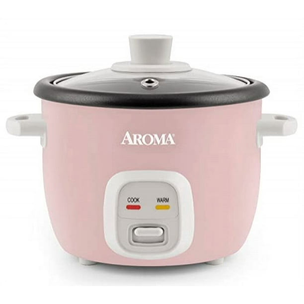 Mini Arrocera Aroma Housewares 4 Tazas Rosa
