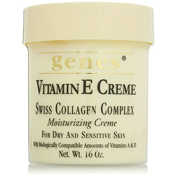 Vitamin Creme for and sensitive skin 16 oz, - 3 pack! (Genes - Swiss Complex) - Walmart.com