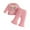Pink, variant on Zshosam Baby Girls Denim Clothing Sets Toddler Girl Clothes Kids Outfits Long Sleeve Sweatshirt Bottom Pants Set Fall Winter Clothing for Girls,Hot Pink 6-9 Months