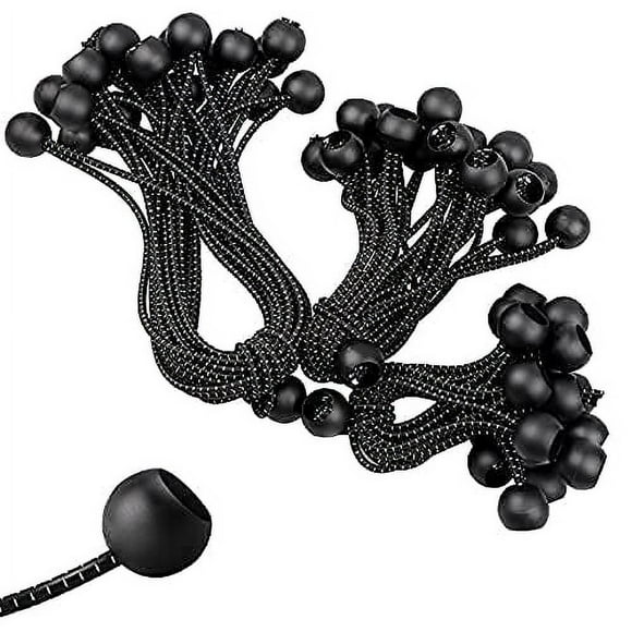 10 Pieces Rubber Stretcher with Ball, 3 Pcsx10cm + 4 Pcsx15cm + 3 Pcsx20cm, Tarp
