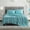 Aqua, variant on American Home Collection Brushed Microfiber Sheet Set, Deep Pocket Extra Soft Sheets & Pillowcases Set, 4 Pieces, Queen, Mint