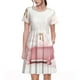 thumbnail image 1 of Balery Cute Bathtub Vestidos sueltos de manga corta para mujer, vestidos de verano 2025, vestidos casuales de corte A con vuelo., 1 of 6