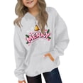 thumbnail image 5 of qelini Christmas Hoodies for Kids Boys Girls 3-15 Years Long Sleeve Fall Sweatshirts Pocket Hooded Top Print Autumn Winter Coat, 5 of 7