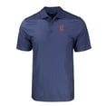 thumbnail image 2 of Men's Cutter & Buck Navy Cleveland Guardians Big & Tall Pike Eco Tonal Geo Print Stretch Recycled Polo, 2 of 3