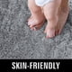 thumbnail image 3 of Alfombra TWINNIS 213 x 305 cm, felpa suave, antideslizante, gris, 3 of 8