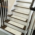 thumbnail image 1 of Tetra One Design 9" X 28" Stair Treads - 70 % Cotton Anti-Slip Carpet Strips for Indoor Stairs-Easy to Install Stair Treads with Double Adhesive Tape-Safe, Extra-Grip, 7-Pack-Banana Cream Yellow, 1 of 9