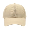 thumbnail image 3 of Quick-Dry Mesh Baseball Cap, Breathable Perforated Sport Hat for Running, Hiking, Cycling, and Outdoor Activities, Adjustable Sun Hat for Men and Women-Khaki, 3 of 10