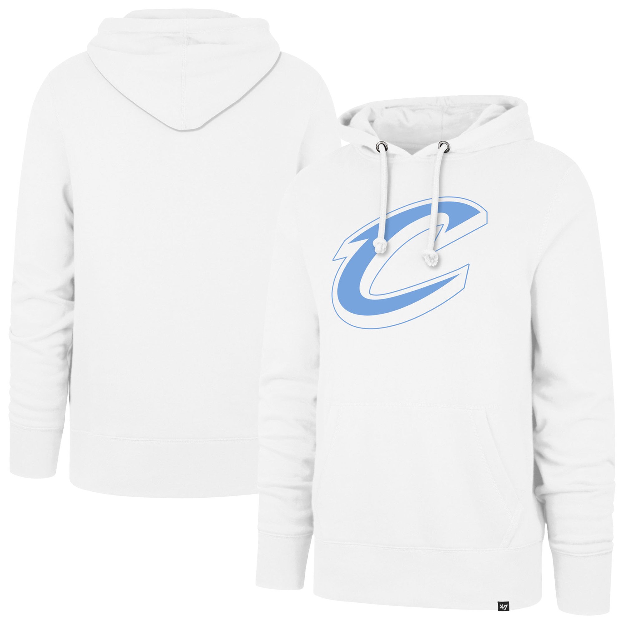 Men's-'47 White Cleveland Cavaliers Headline Pullover Hoodie