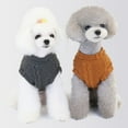 thumbnail image 3 of Frogued Winter Autumn Warm Dog Puppy Vest Sweater Knitted Clothes Pet Costume Apparel (Red,S), 3 of 13