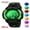 Green 4, variant on SKMEI 2Pcs Set Digital Watch, Sport Waterproof LED Watch with Alarm Stopwatch for Ages 5-7-10-12, PU Strap