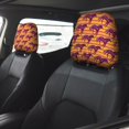 thumbnail image 4 of Headrest Covers for Cars Accessories Interior for Women Men 2Pcs - Abstract Striped Cute Horse Flower Head Rest Cover for Car Decorations, Car Headrest Cover for Car Decor Interior, 4 of 8