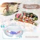 thumbnail image 5 of Gafas de natación para niños, gafas de natación suaves y seguras para deportes acuáticos (blanco), 5 of 6