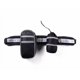 thumbnail image 4 of Suministros para mascotas, juego deportivo para perros corriendo, juego de correa reflectante, bolsa de entrenamiento con correa para correr (negro), 4 of 5