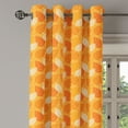 thumbnail image 3 of Ambesonne Burnt Orange Grommet Curtain, Foliage Nature Theme, 50" x 54", Burnt Orange Orange, 3 of 6