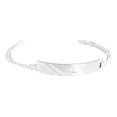 thumbnail image 2 of JOYARIS Pulsera Mujer Esclava Cubana Plata 925 Placa Diamantada 4 Mm Talla 19.5 cm PT-0000015, 2 of 4