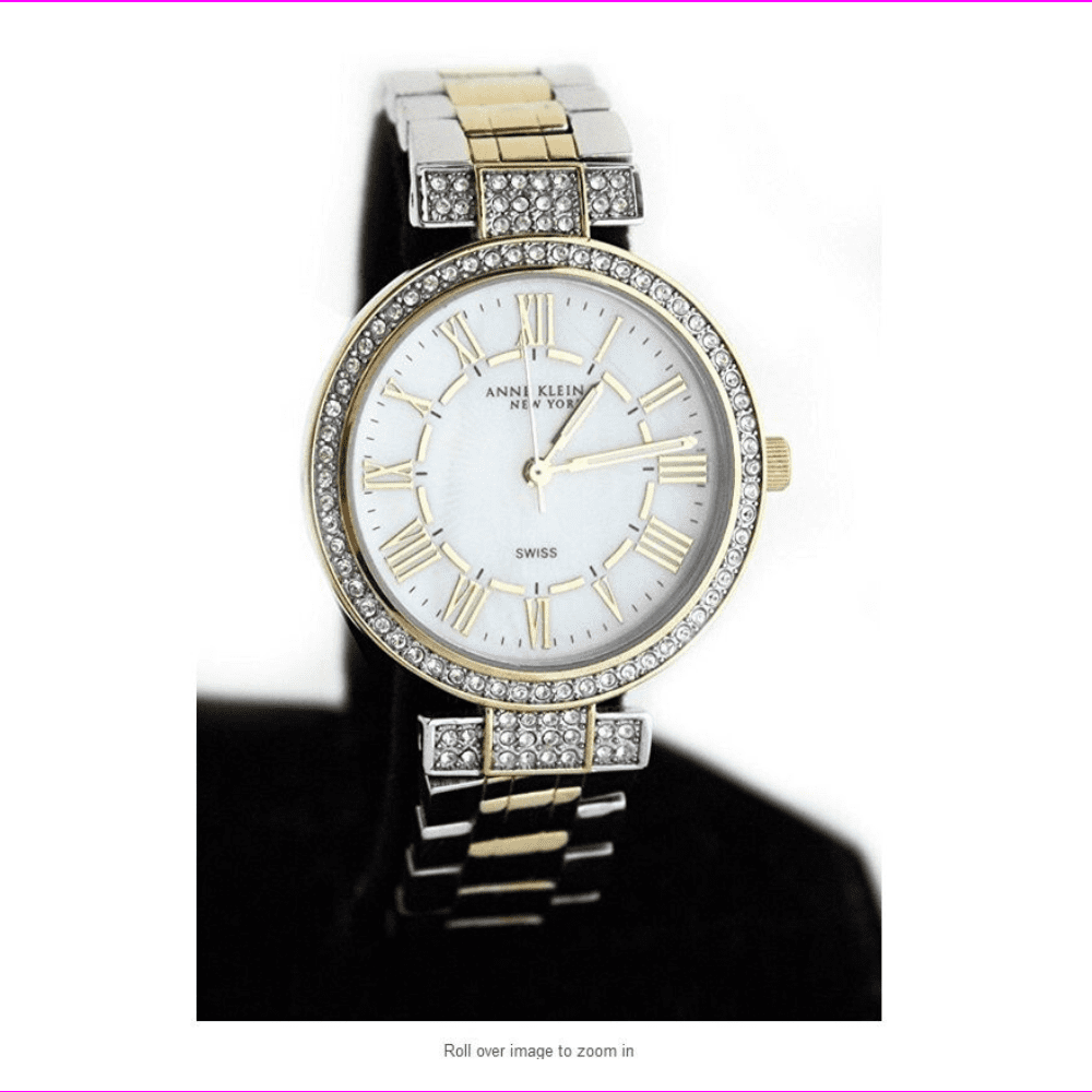 Anne Klein Anne Klein 12/2251MPRV Reversible Two Tone Band Crystal