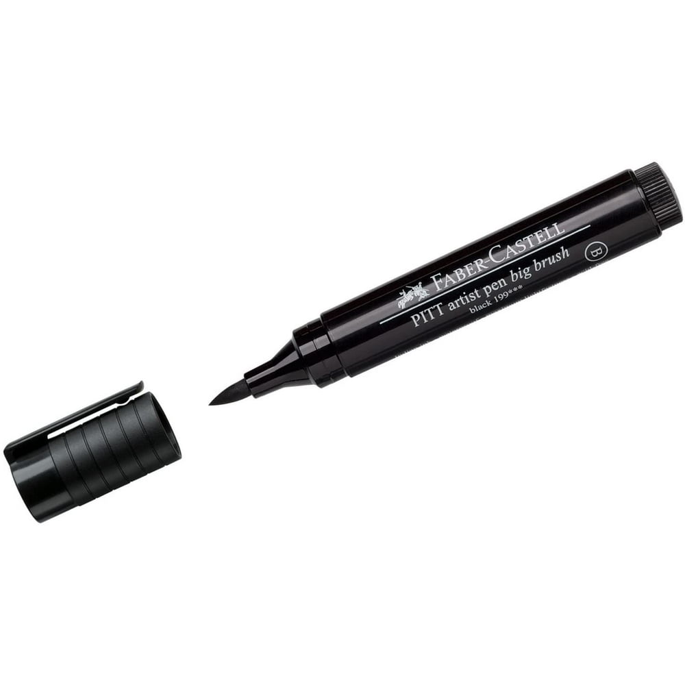 FaberCastell PITT Big Artist Brush Pens, Black 199