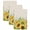 Beige, variant on Summer Sunflowers Kitchen Towels Set of 3, Botanical Blooms Florals Wooden Grain Absorbent Dish Towels for Kitchen, Microfiber Hand Towel, Quick Drying Tea Towel for Cleaning Decorative Dishcloths