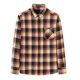 thumbnail image 1 of Camisas De Vestir Para Hombre Manga Larga Camisa de manga larga para hombre Camisa de moda para hombre de talla grande informal a cuadros de lana de algodón (Khaki, XXL-45), 1 of 4
