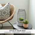 thumbnail image 6 of Rustic Farmhouse Lantern Decor Set of 2 - Stylish Decorative Lanterns for Your Living Room, Fireplace Mantle or Kitchen Dining Table - Modern Indoor/Outdoor Coffee Table Decor for Your Entire Home, 6 of 6