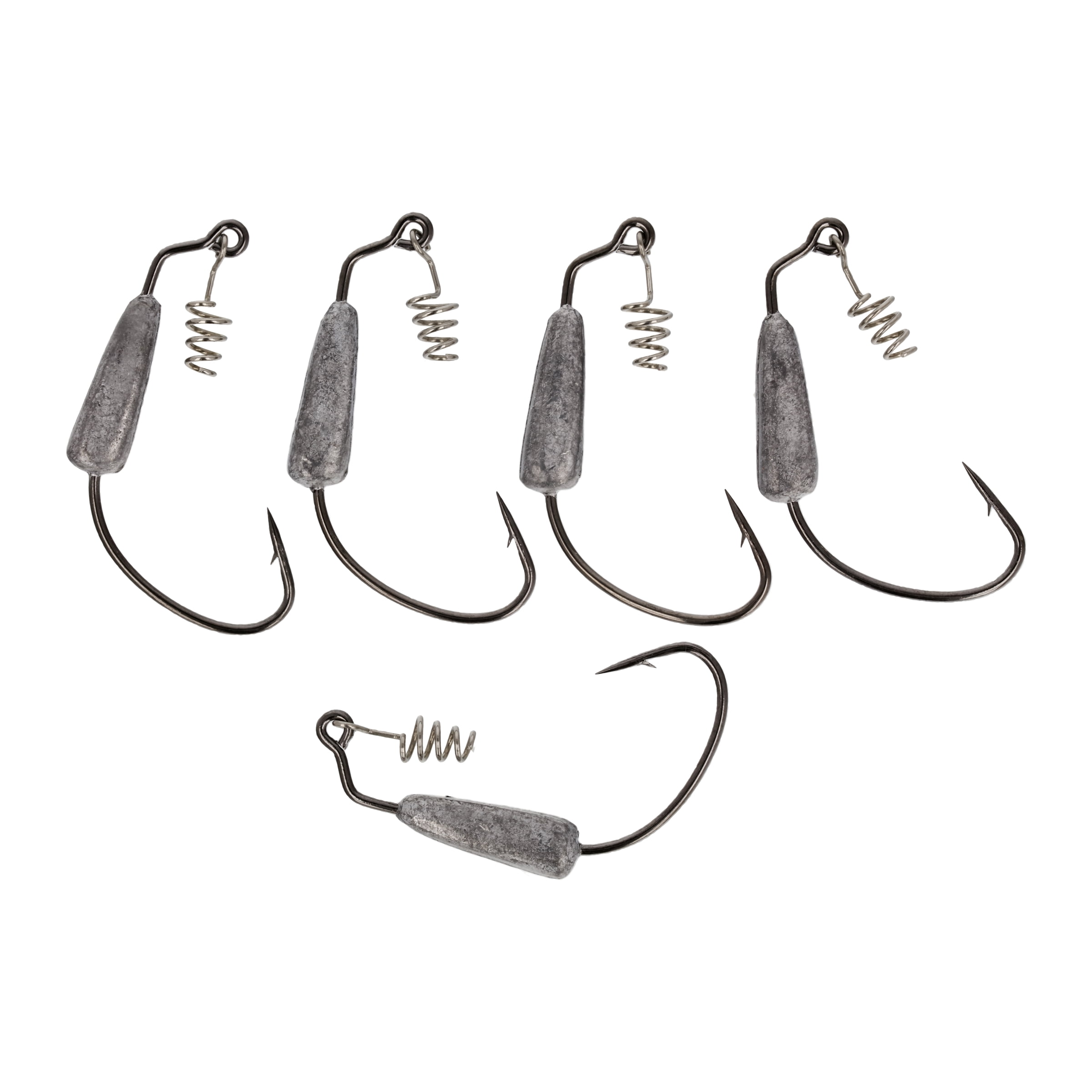 Eagle Claw Lazer Sharp 5 Pieces American Steel Swimbait Fishing Hook, Size 3/0