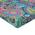 thumbnail image 2 of Ambesonne Paisley Fitted Sheet 2 Pcs Set, Bohem Colorful, Twin, Multicolor, 2 of 3