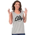 thumbnail image 3 of Cat Lady Officially Certified Funny Tank Top Tee Shirt Women Brisco Brands S, 3 of 5