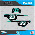 thumbnail image 3 of Kalair GFX Graphics Kit for Yamaha PW50 (All Years) Fh Series, 3 of 5