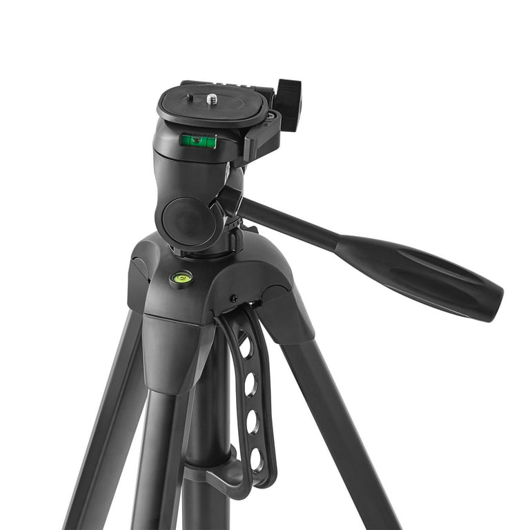 onn. 67-inch Tripod with Smartphone Cradle for DSLR Cameras, Smartphones  and GoPro Action Cameras