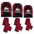 thumbnail image 2 of iHapHap Matching Family Christmas Pajamas, Merry Christmas Hat Long Sleeve Buffalo Plaid, 2 of 6