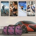thumbnail image 5 of Easygdp Leopard Print Travel Duffle Bag,Carry on Bag Travel Bags Gym Bag Carry On Luggage Bags, 5 of 6