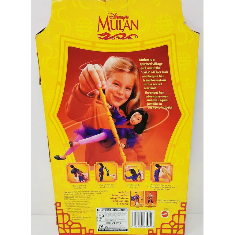 Poupée Mulan Disney secret hero 1997 vintage - Disney