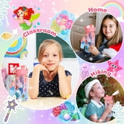 ATOPDREAM Decorate Your Own Water Bottle for Girls, Gifts for 5 6 7 8 9 Year Old Girls, Mermaid Themed Craft Kits for Girls Ages 6-8, Mermaid Painting Craft Girls Birthday Gifts