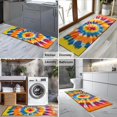 thumbnail image 2 of Colorful Rainbow Tie Dye Spiral Pattern Kitchen Rug Mat,Kitchen Runner Rugs Non Skid Washable,Decorative Kitchen Floor Mats for Kitchen,Sink,Laundry,17"X47", 2 of 5