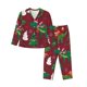 thumbnail image 1 of Fotbe Dinosaur Christmas Happy New Year Conjunto de Pijama de Manga Larga para Mujer con Estampado, Ropa de Dormir de 2 Piezas, Conjunto de Casa Suave y Cómodo con Bolsillos-XX-Large, 1 of 7