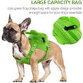thumbnail image 2 of Dog Harness Backpack Cute Doggie Backpack Carrier for Small Medium Dogs, No Pull Dog Saddle Bag Pet Vest, Mesh Frog Self Bag with D-Ring for Puppy Outdoor Travel Hiking Adjustable Dog Bag, 2 of 7