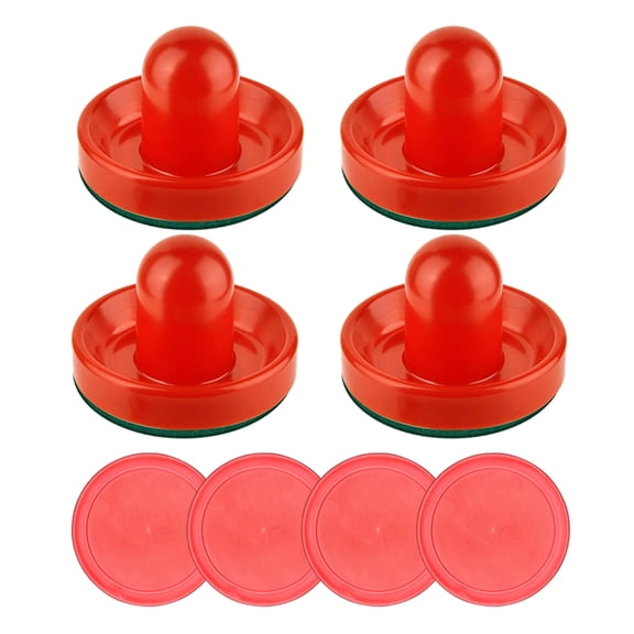 BIBABLYKE Air Hockey Pusher Air Hockey Set Handle Pusher Toy Set Set, Table Hockey Pusher Set for Kids and Adult Game Tables