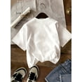 thumbnail image 2 of [Camiseta de limón] Camiseta retro con estampado de limón para niña | Top informal de manga corta con cuello redondo, tejido de punto de elasticidad media, ideal para primavera/verano/otoño, 2 of 6