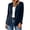 Navy, variant on PRINxy Women's Lapel Collar Single Button Slim Fit Blazer Jacket With Large Patch Pockets Tailored Outerwear For Office Presentation Black XL