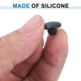 thumbnail image 3 of Uxcell 8 Pack Rubber Feet Replacement Fits 1/4" Hole Tight-Grip Ridged Stem Push in Rubber Bumper Slow Cooker Feet, 3 of 6