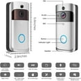 thumbnail image 2 of CNKOO WiFi Wireless Video Doorbell Smart Security HD 720P Camera and Chime  with PIR Motion Detection Night Vision 2-Way Audio-Silver, 2 of 4