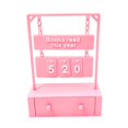 thumbnail image 1 of FUYPSE 2026 New Arrivals Desktop Ornament 3D Printed Hanging Book Counter with Digital StorageBookshelf Decor Book Read This Year CounterBooks Read This Year CounterReading Reading List, 1 of 5