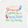thumbnail image 4 of Inktastic Financial advisor like Daddy Boys or Girls Toddler T-Shirt, 4 of 5