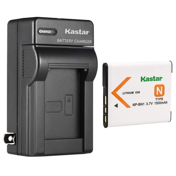 Kastar NP-BN1 Battery   AC Wall Charger Replacement for Sony DSC-W800 DSC-W830 DSC-WX100 DSC-WX150 DSC-WX200 DSC-WX220 DSC-WX30 DSC-WX5 DSC-WX50 DSC-WX60 DSC-WX7 DSC-WX70 DSC-WX80 DSC-WX9